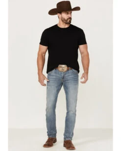 Rock & Roll Denim Men's Rifle Stretch Regular Skinny Jeans -Montana Clothing Shop 2000360319 400 P3
