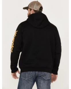 Wrangler Men's Yellowstone We Don't Choose Way Logo Sleeve Graphic Hooded Sweatshirt -Montana Clothing Shop 2000361692 001 P4