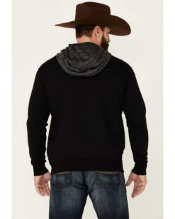 Hooey Men's Lock-Up Logo Graphic Hooded Sweatshirt - Black & Gray -Montana Clothing Shop 2000363529 001 P4