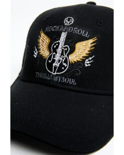 Moonshine Spirit Men's Guitar Wings Patch Mesh-Back Ball Cap -Montana Clothing Shop 2000365160 001 P2