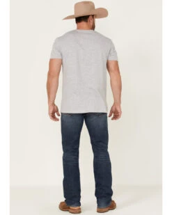 Moonshine Spirit Men's Corral Dust Medium Dark Wash Stretch Slim Straight Jeans -Montana Clothing Shop 2000365378 415 P3