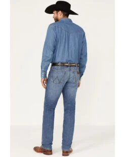 Wrangler Retro Men's Ansley Stretch Slim Straight Jeans -Montana Clothing Shop 2000366715 414 P3