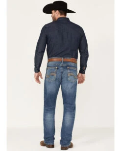 Rock 47 By Wrangler Men's Ash Medium Wash Stretch Slim Straight Jeans 8 Rock 47 By Wrangler Men's Ash Medium Wash Stretch Slim Straight Jeans -Montana Clothing Shop 2000366716 414 P3