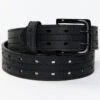 Hawx Men's Double Prong Reinforced Leather Belt