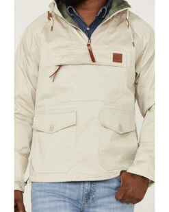 Kimes Ranch Men's Any-Day Sand 1/4 Zip Front Hooded Pullover 8 Kimes Ranch Men's Any-Day Sand 1/4 Zip Front Hooded Pullover -Montana Clothing Shop 2000367382 295 P3