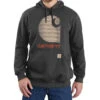 Carhartt Men's Rain Defender® Loose Fit Midweight Logo Graphic Hooded Sweatshirt -Montana Clothing Shop 2000369832 022 P1