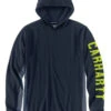 Carhartt Men's Force Relaxed Fit Midweight Long Sleeve Logo Graphic Hooded Work Shirt -Montana Clothing Shop 2000370007 410 P1