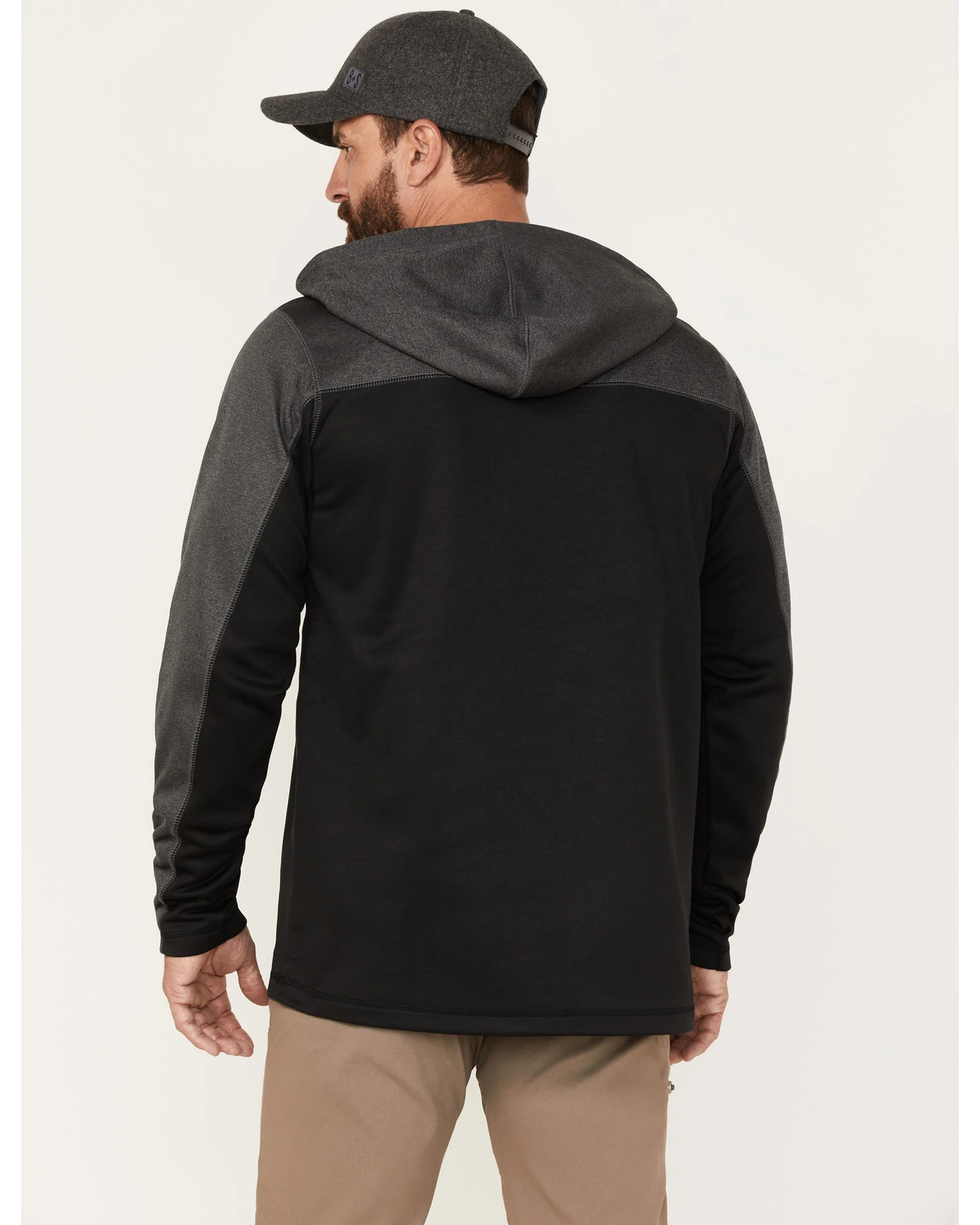 Browning Men's Hayes 1/4 Zip Hooded Pullover 6 Browning Men's Hayes 1/4 Zip Hooded Pullover - Image 4