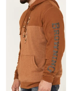 Browning Men's Camo Print Logo Peak Sweatshirt -Montana Clothing Shop 2000373280 280 P3