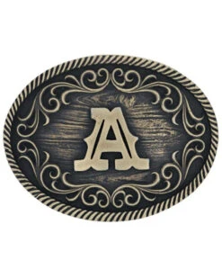 Montana Silversmiths Filigree Initial A Belt Buckle