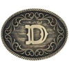 Montana Silversmiths Filigree Initial D Belt Buckle -Montana Clothing Shop 2000373850 221 P1