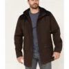 Brothers & Sons Men's Waxed Canvas Cruiser Hooded Jacket