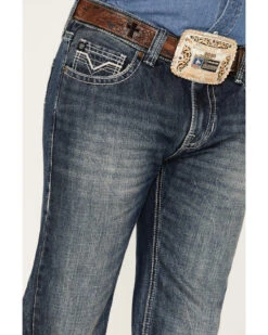 Rock & Roll Denim Men's Pistol Medium Vintage Wash Straight Jeans -Montana Clothing Shop 2000375487 414 P4