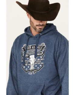 Cowboy Hardware Men's Tough As Nails Skull Graphic Hooded Sweatshirt -Montana Clothing Shop 2000378838 400 P3