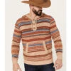 Pendleton Men's Medallion Striped Hooded Pullover 2 Pendleton Men's Medallion Striped Hooded Pullover -Montana Clothing Shop 2000383572 280 P1