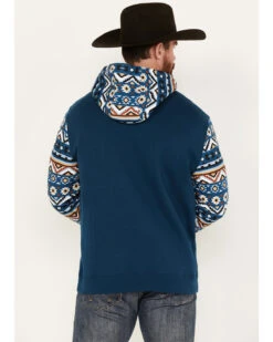 RANK 45 Men's Southwestern Hooded Sweatshirt -Montana Clothing Shop 2000386234 442 P4