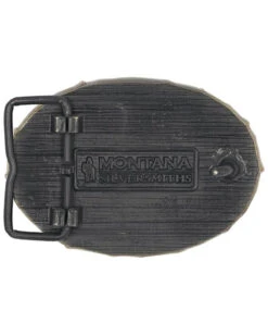 Montana Silversmiths Men's Brass Buglers Elk Heritage Attitude Belt Buckle -Montana Clothing Shop 2000387095 040 P2