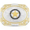 Montana Silversmiths Two-Tone Cowboy Cameo Star Belt Buckle -Montana Clothing Shop 2000396070 040 P1