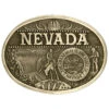 Montana Silversmiths Men's Nevada State Heritage Attitude Belt Buckle -Montana Clothing Shop 290B84 15 P1