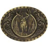 Montana Silversmiths Men's Heritage Outdoor Series Wild Stag Carved Belt Buckle -Montana Clothing Shop 290C15 15 P1