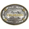 Cody James Men's Antiqued Colorado Oval Belt Buckle -Montana Clothing Shop 290F66 94 P1