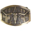 Cody James Men's Antiqued Longhorn Cactus Buckle -Montana Clothing Shop 290F94 94 P1